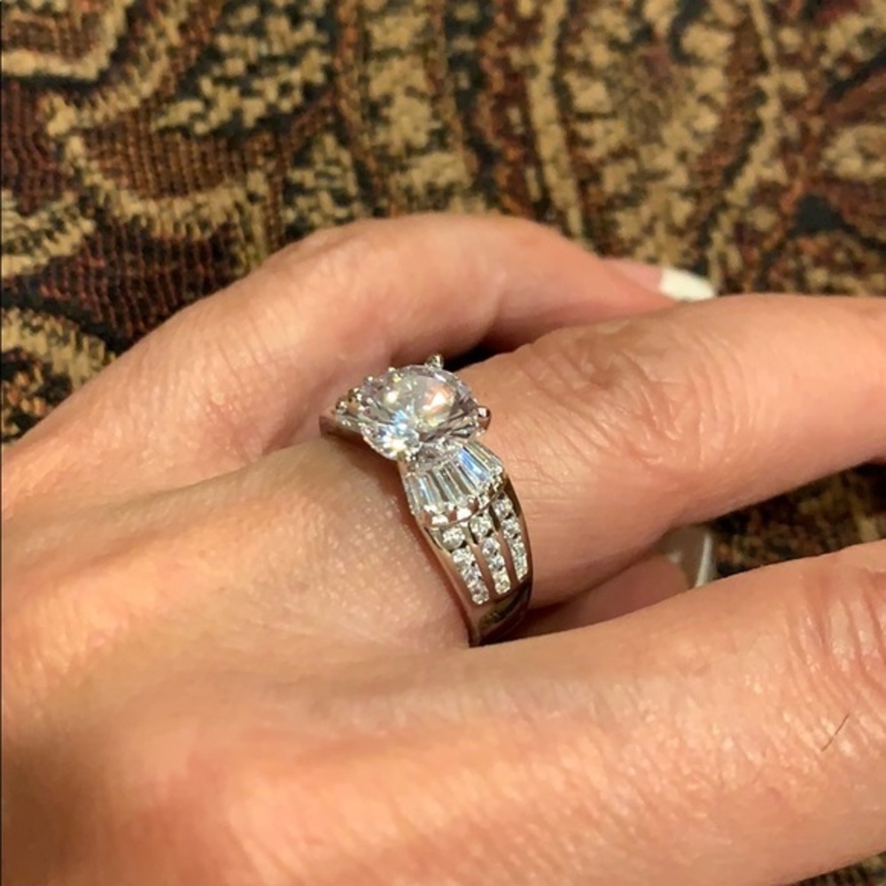 2ct Round Engagement Ring sizes 5 6 7 8 9